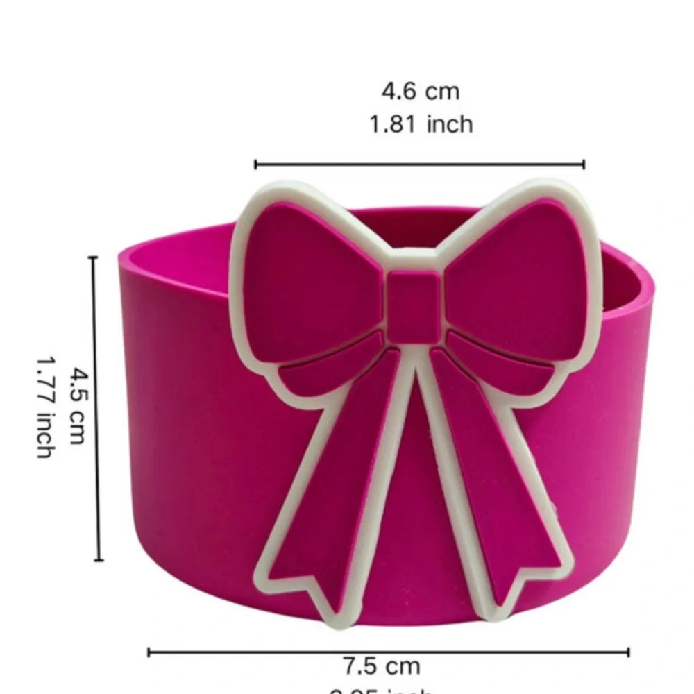 ⭐️Vibrant Pink Bow Cup Sleeve - Picture 2 of 3